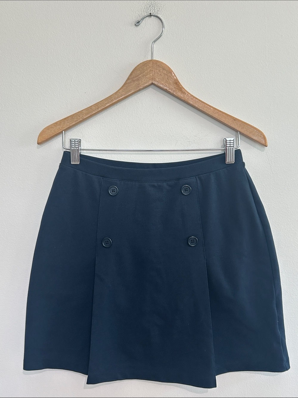 Lands' End Navy Knit School Uniform Skort Size 16 EUC